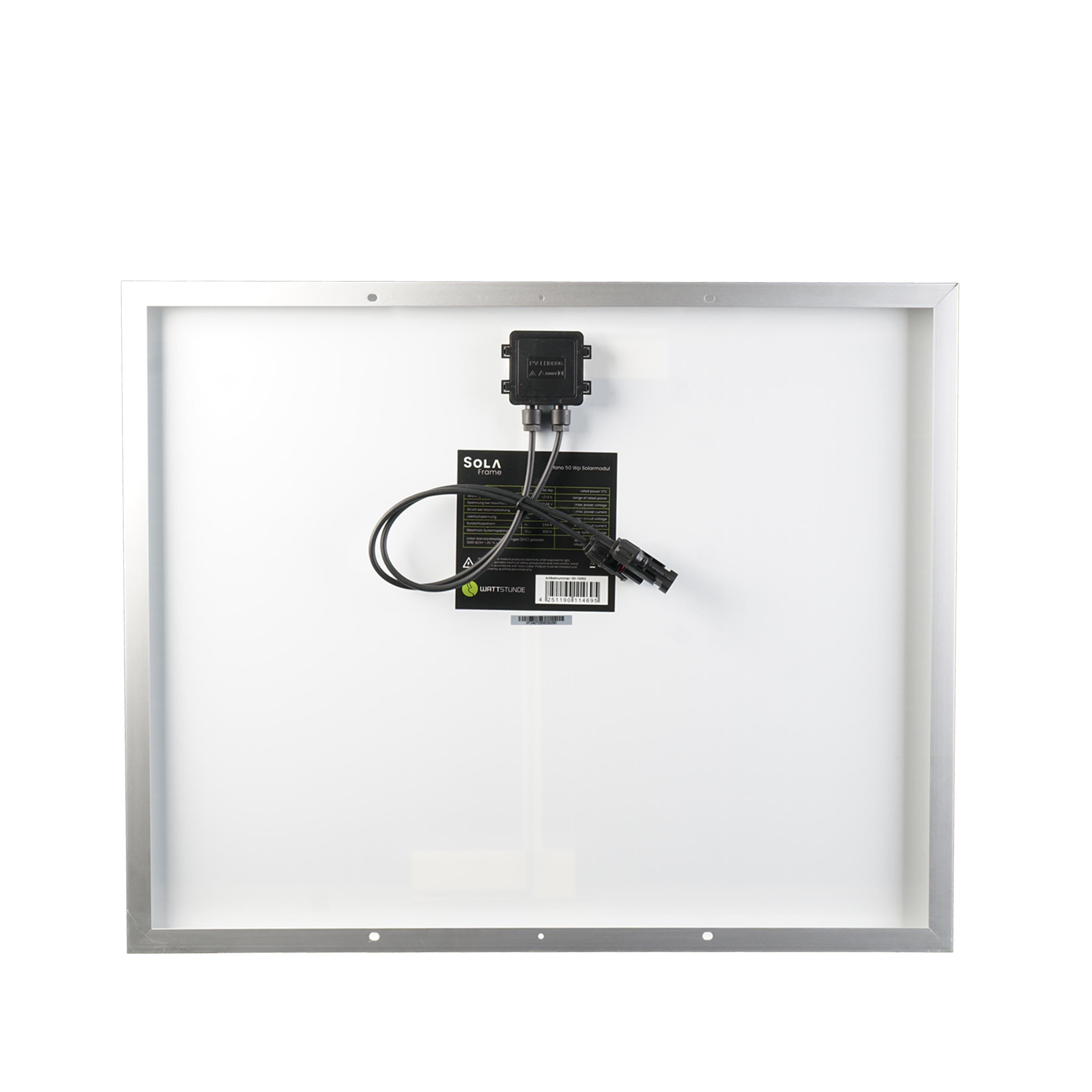 WATTSTUNDE® SOLA Frame Mono 50 Wp