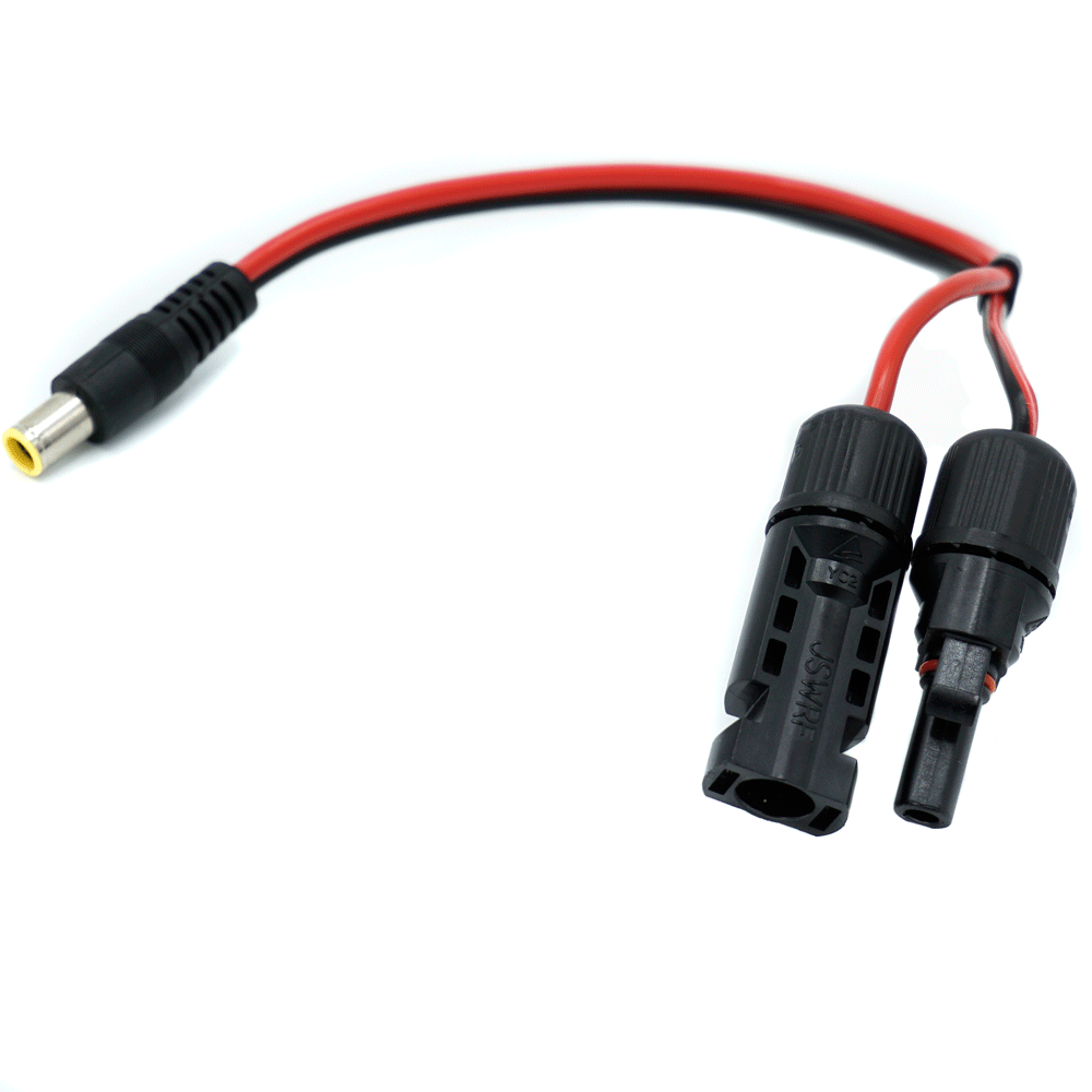 WATTSTUNDE® Adapterkabel (2x)2 mm² Typ-MC4/DC7909 männlich 20 cm schwarz