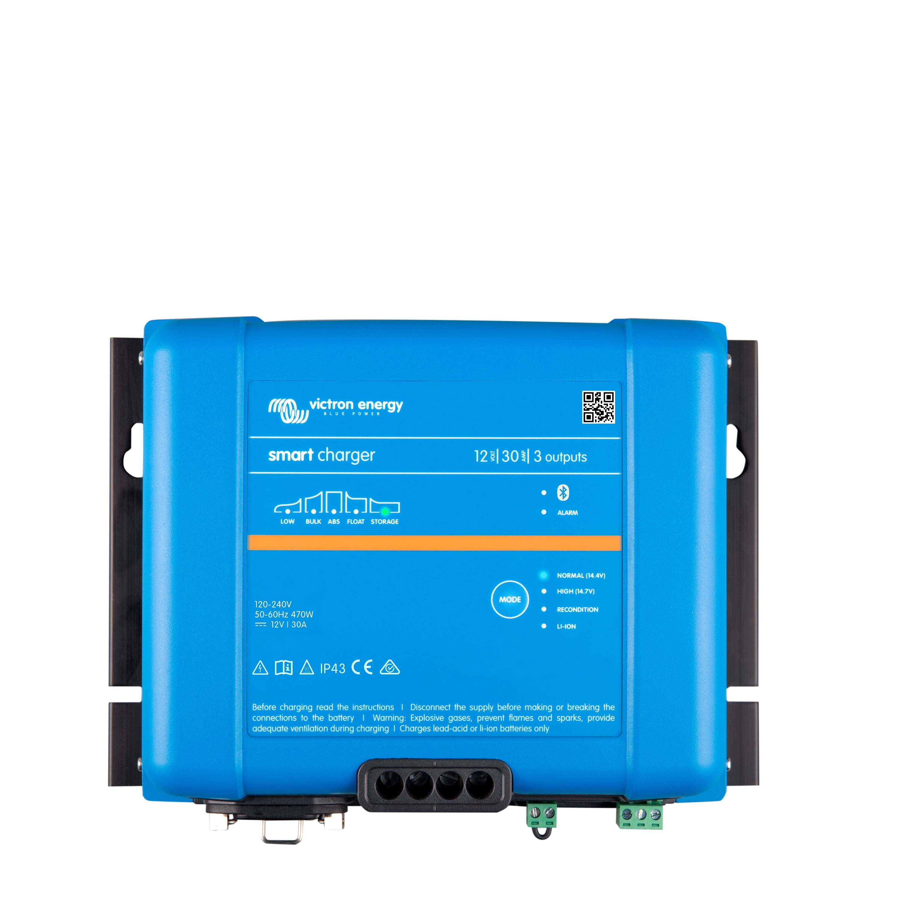 Victron Phoenix Smart IP43 Charger 12/30 (3) 120/240V