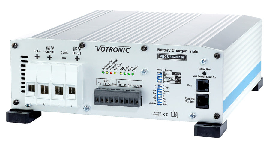 Votronic VBCS 60/40/430 Triple Kombigerät - Lade-/Regler/Wandler/Gerät - 3246 - MARINE VERSION