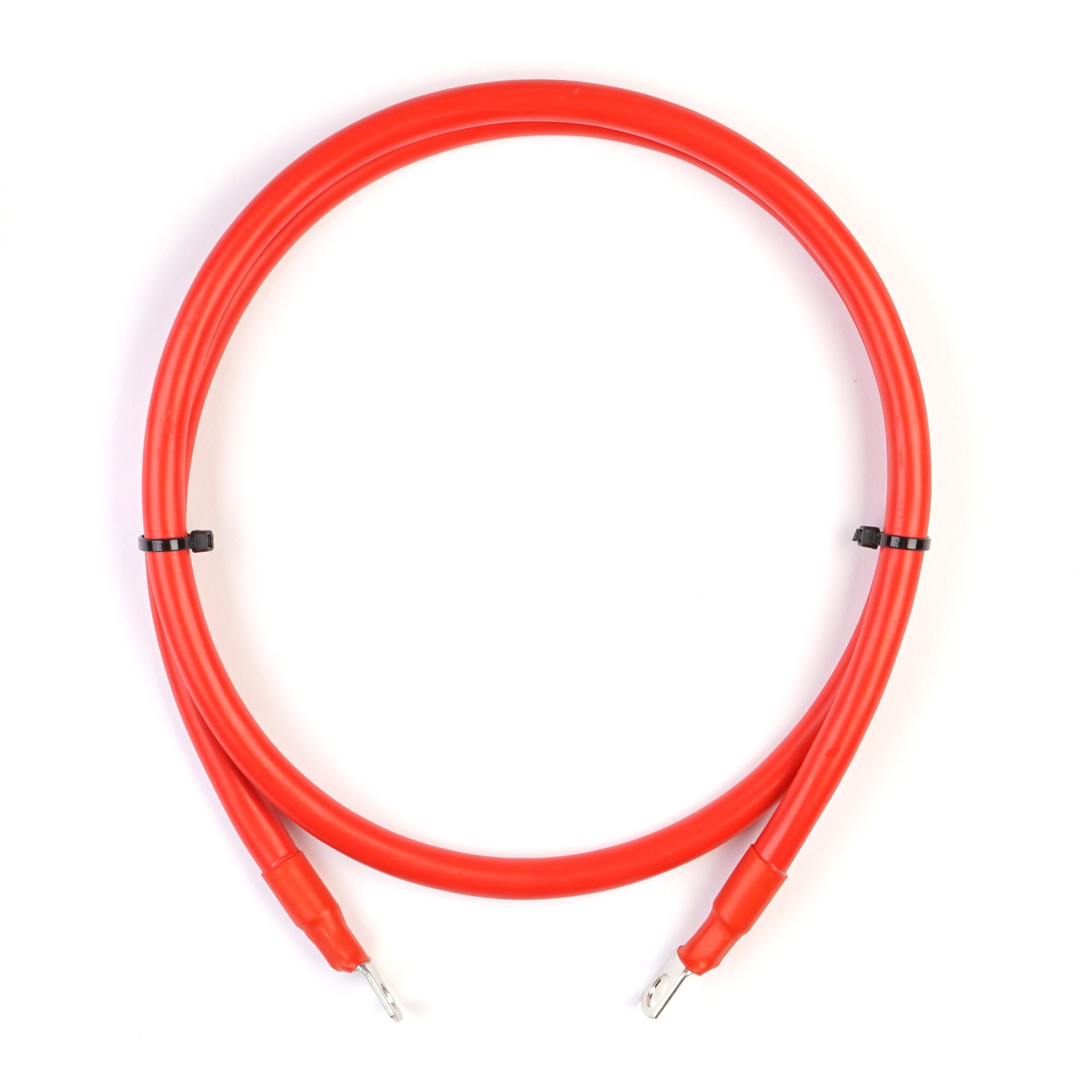 WATTSTUNDE® Batteriekabel 35 mm² M8/M10 130 cm rot