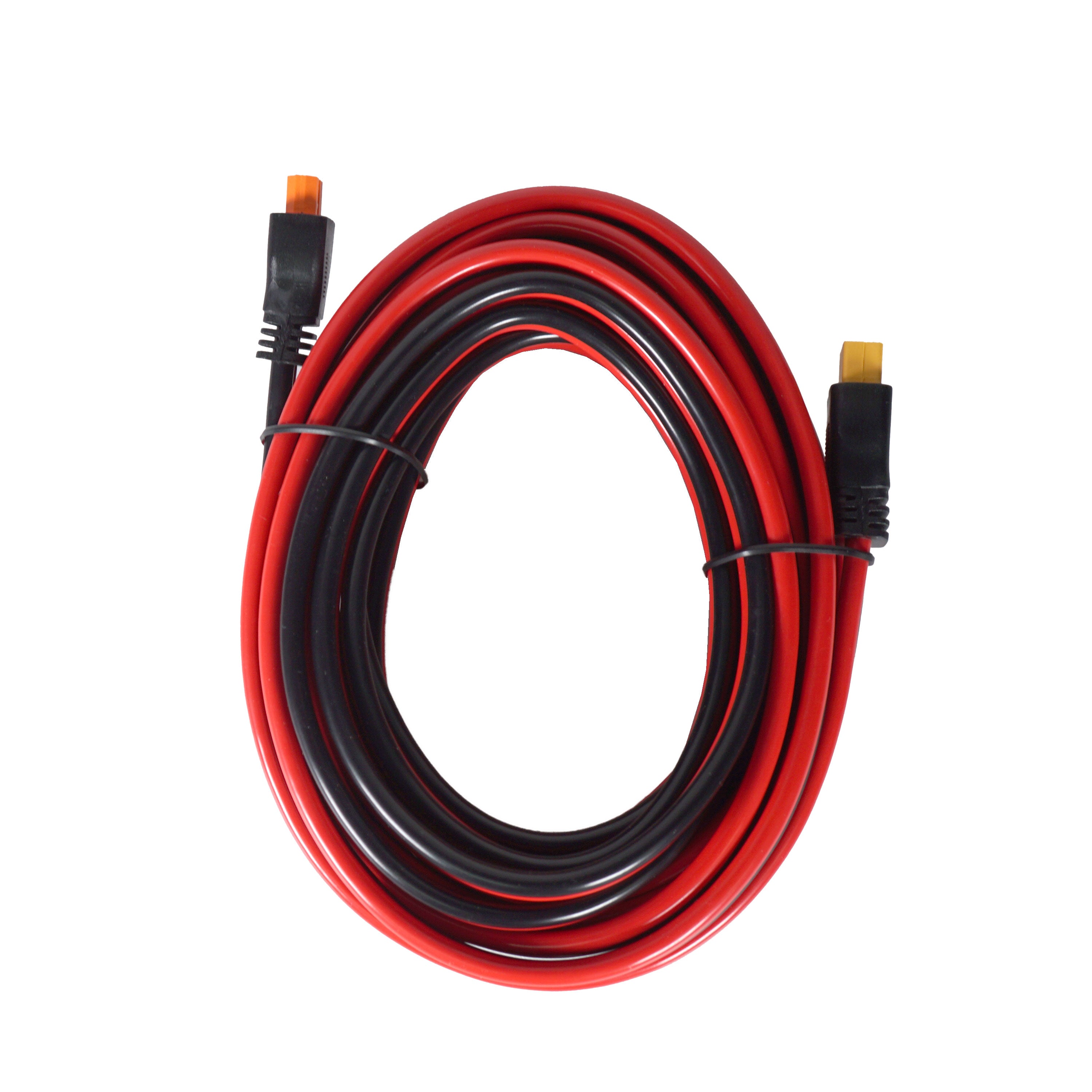 WATTSTUNDE® Verlängerungskabel (2x)4mm² XT60i-Stecker/XT60-Buchse 5m rot/schwarz