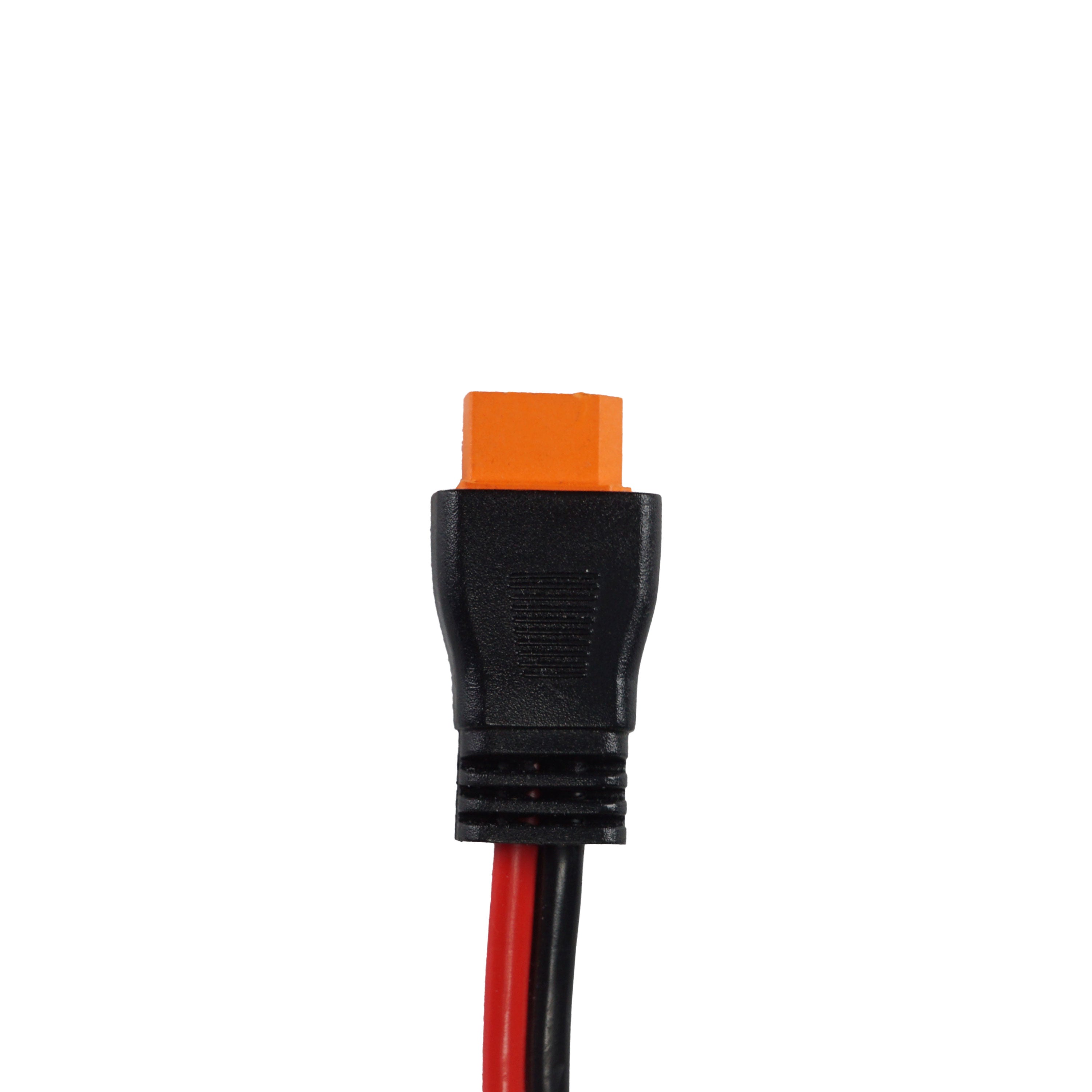 WATTSTUNDE® Verlängerungskabel (2x)4mm² XT60i-Stecker/XT60-Buchse 5m rot/schwarz