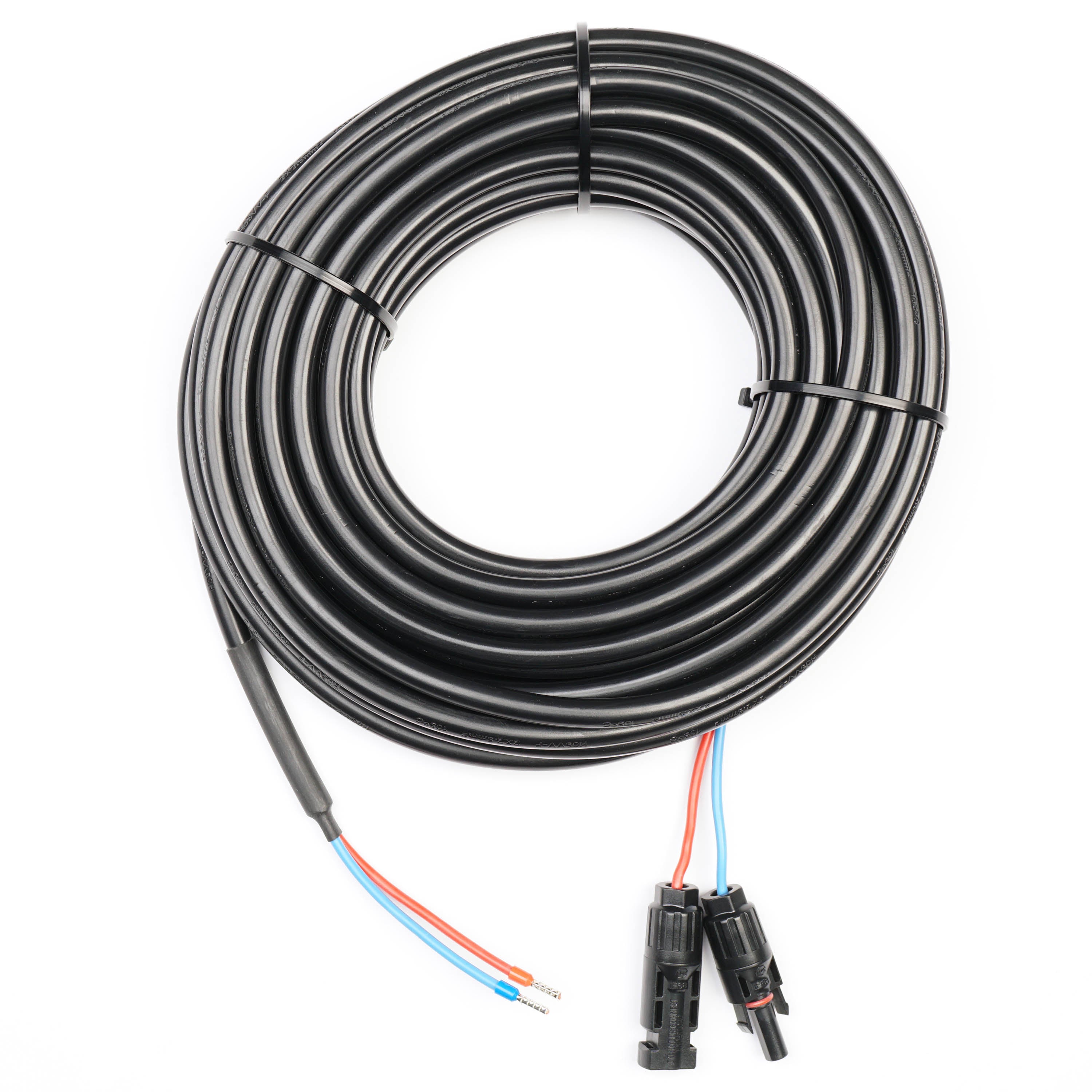WATTSTUNDE® DAC 2.15 Anschlusskabel Solarmodul zu Laderegler 15 Meter 2 x 2,5 mm²