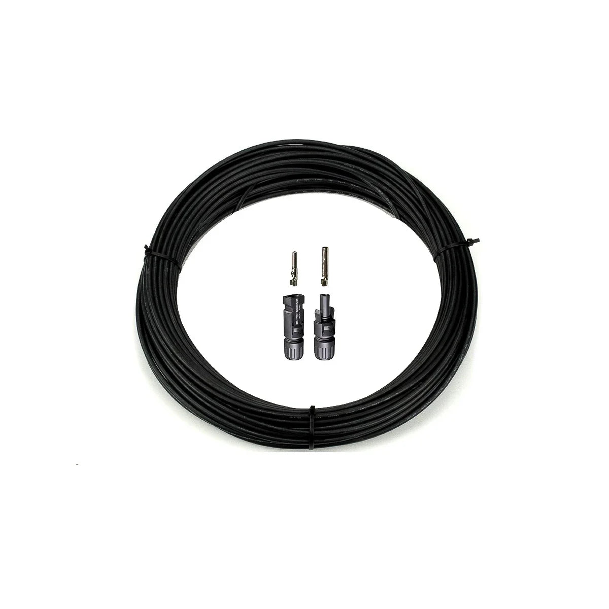 4mm² Solarkabel (L) + MC4 Stecker Set lose (15 Meter)