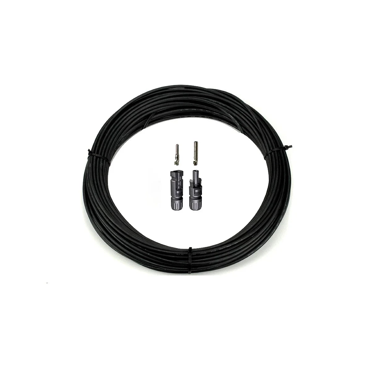 6mm² Solarkabel (L) + MC4 Stecker Set lose (50 Meter)