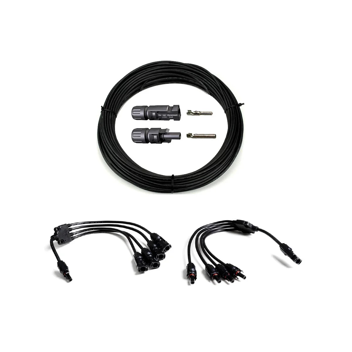 6mm² Anschluss Set IV - 4 Module parallel 5 Meter (L)