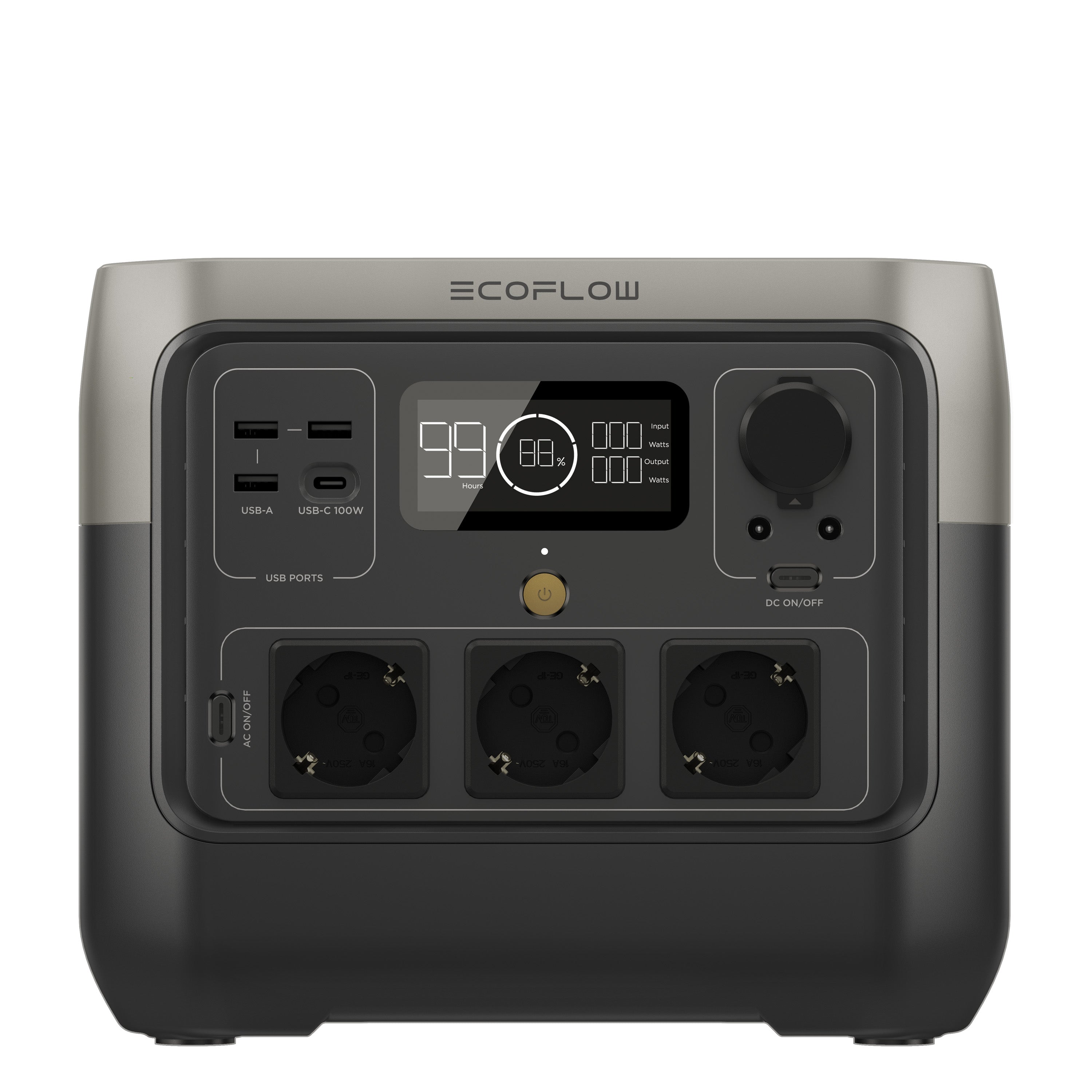 EcoFlow RIVER 2 PRO Powerstation Bundle mit SOLA Ease 100W SunFolder Solartasche