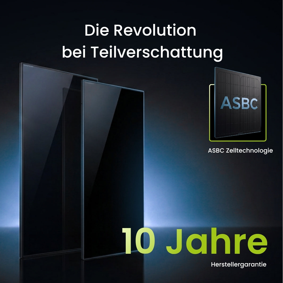WATTSTUNDE® SOLA Frame Shadow Solarmodul 125 W