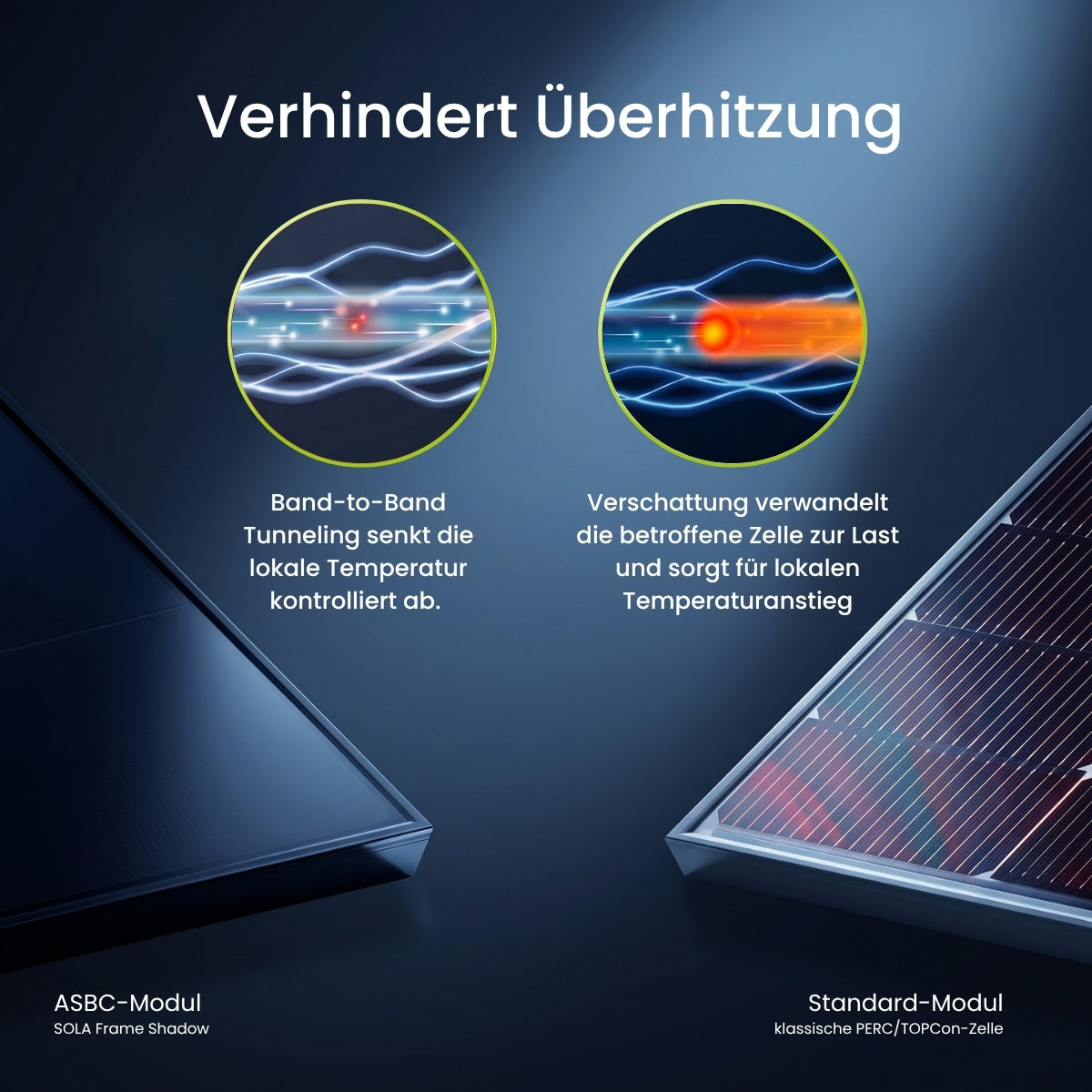 WATTSTUNDE® SOLA Frame Shadow Solarmodul 220 W