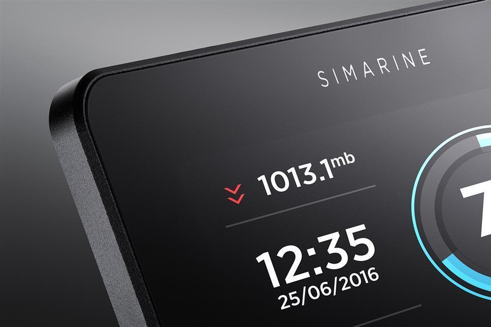 Simarine PICO Batteriemonitor - ohne Rahmen schwarz