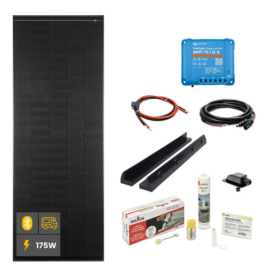 175 W SOLA Frame Black Wohnmobil Komplettset schwarz