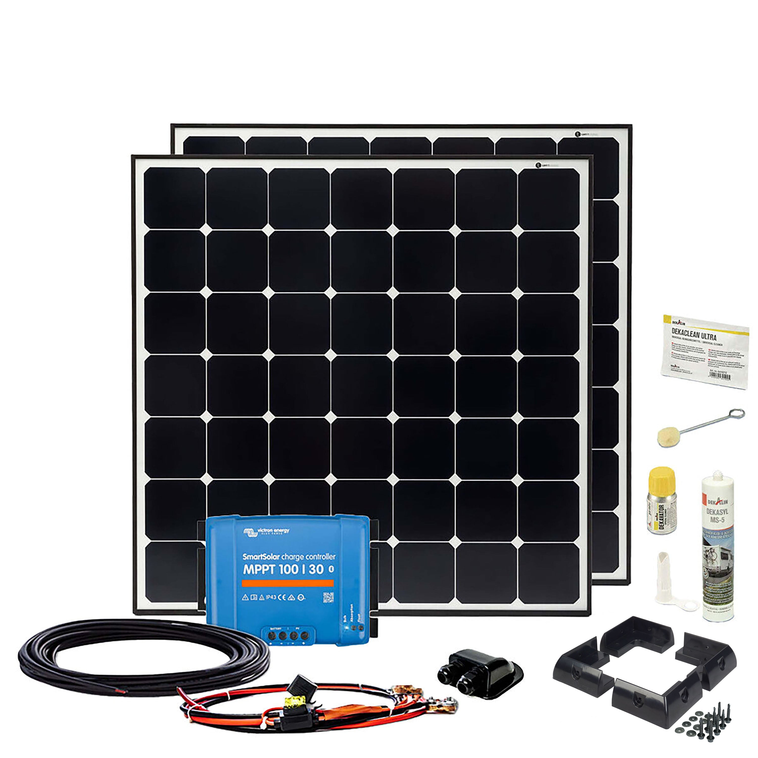 SOLA Frame Daylight 380Wp Wohnmobil Solaranlage Victron SmartSolar 100/30