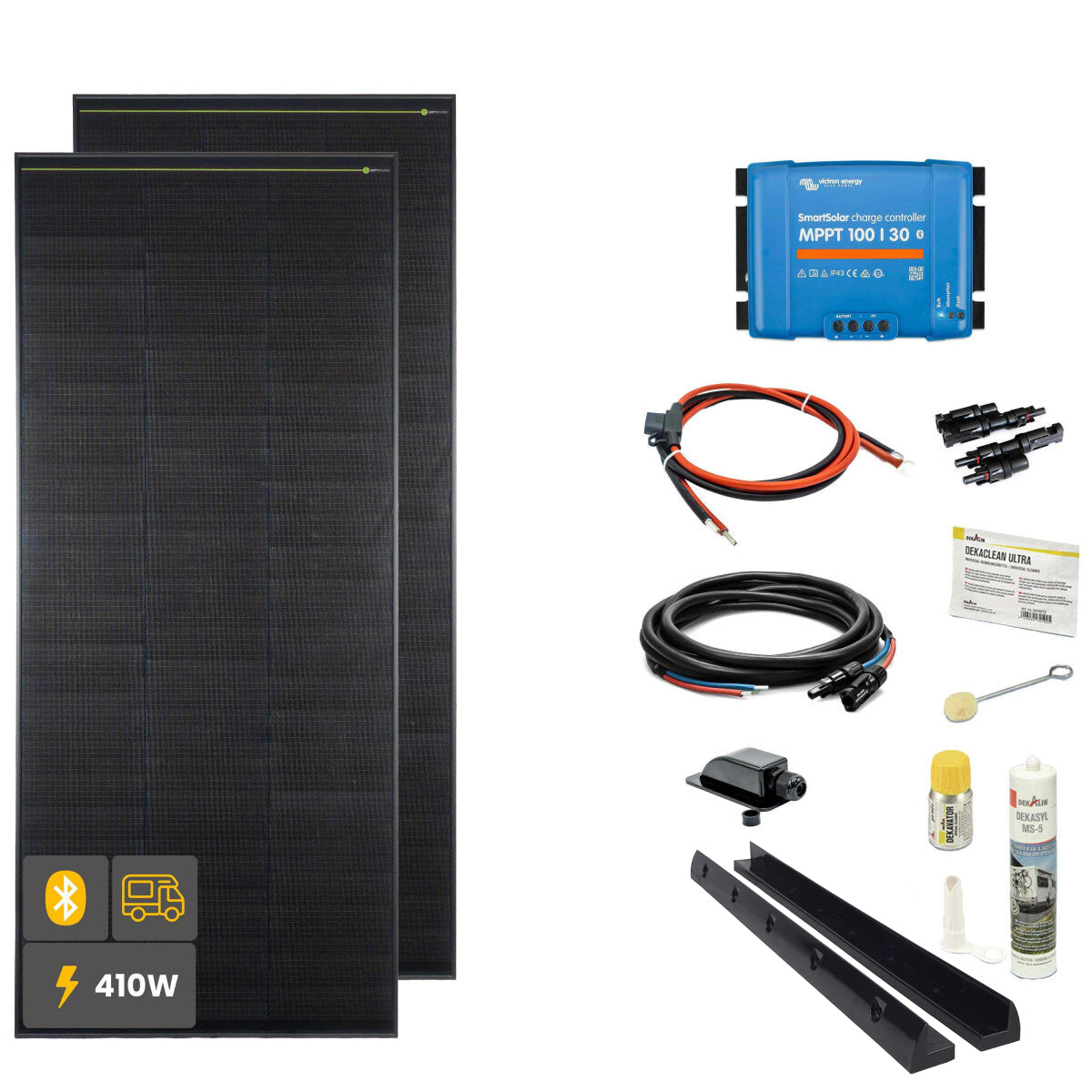 410 W SOLA Frame Black Wohnmobil Komplettset schwarz