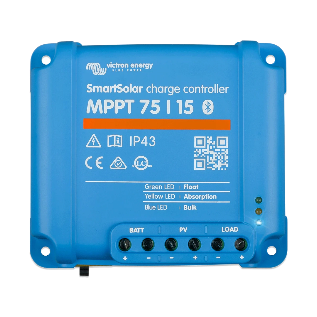 165 Wp WATTSTUNDE® Autarkie-Set | NOVA Base² 100 Ah + Victron SmartSolar MPPT 75/15 + Adapter- & Sicherungskabel