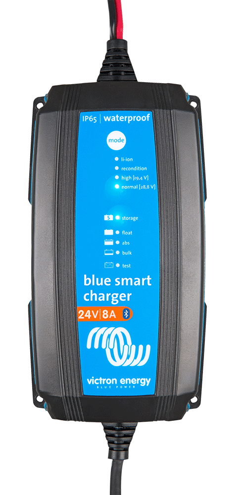 Victron Blue Smart IP65 Batterieladegerät Bluetooth 24/8 +DC Kabel