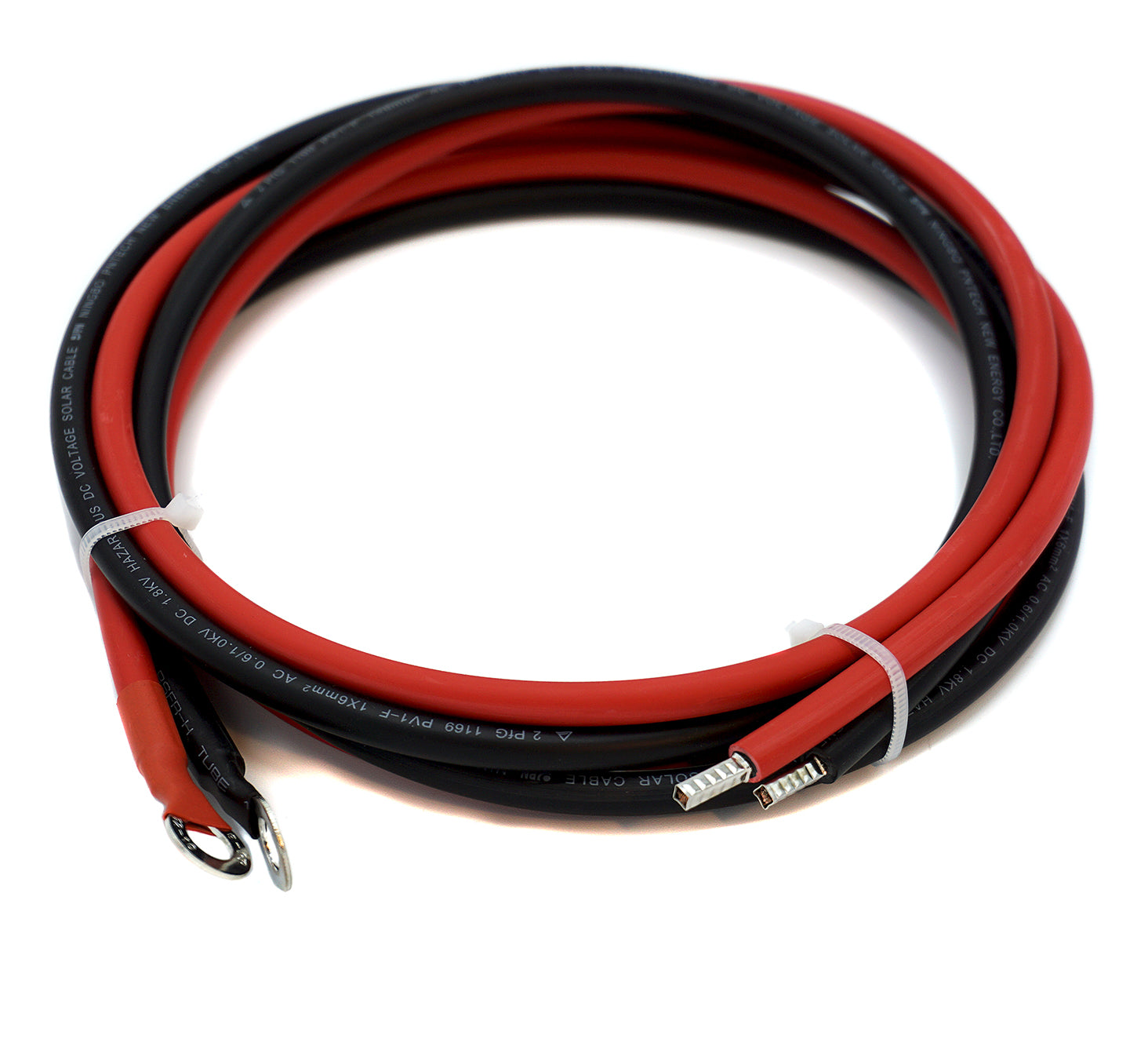 WATTSTUNDE® 4 mm² Batterieanschlußkabel BAKA20-OS/BAKA04-OS ohne Sicherung