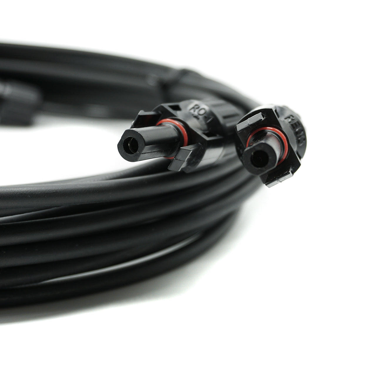 WATTSTUNDE® Solarverlängerungskabel 2x4 mm² Typ-MC4/Typ-MC4 5 m schwarz
