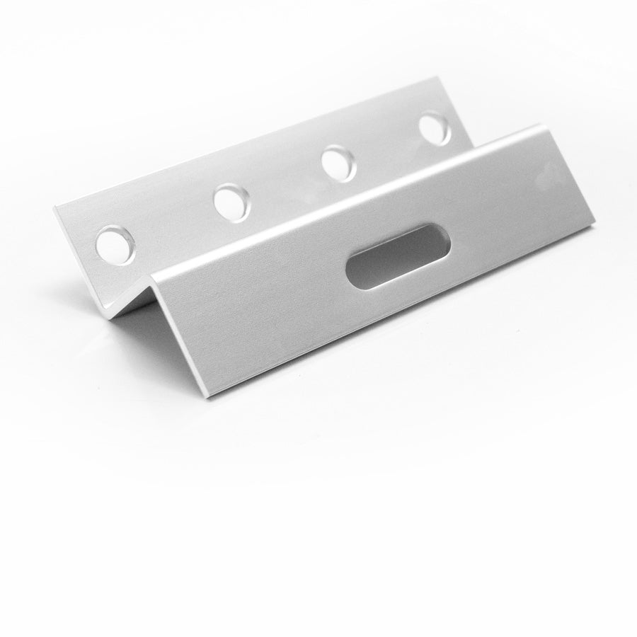 WATTSTUNDE® 100 mm Aluminium Z-Winkel HSZ100 weiß Halterung