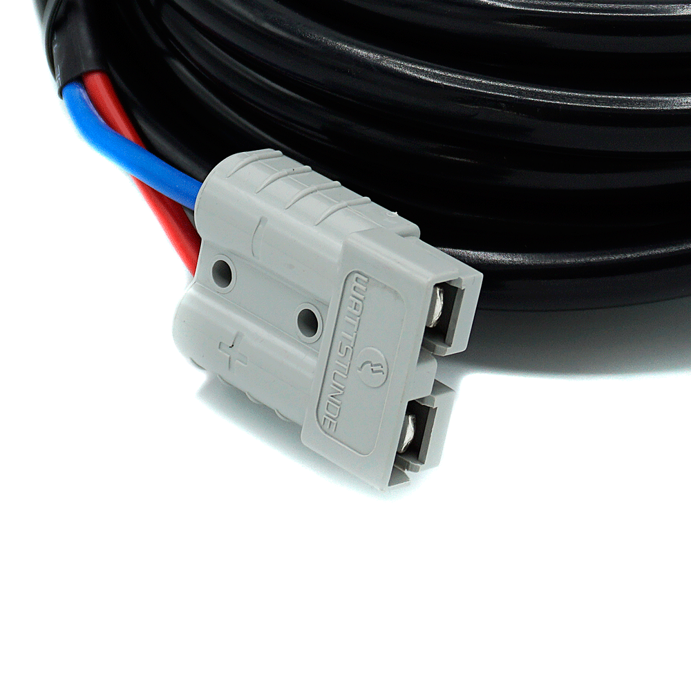 WATTSTUNDE® Verlängerungskabel (2 x) 6 mm² A50/A50 5 m schwarz