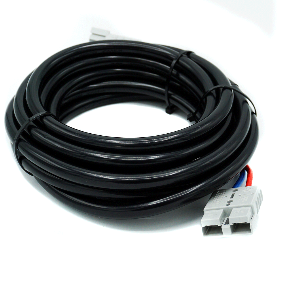 WATTSTUNDE® Verlängerungskabel (2 x) 4 mm² A50/A50 5 m schwarz