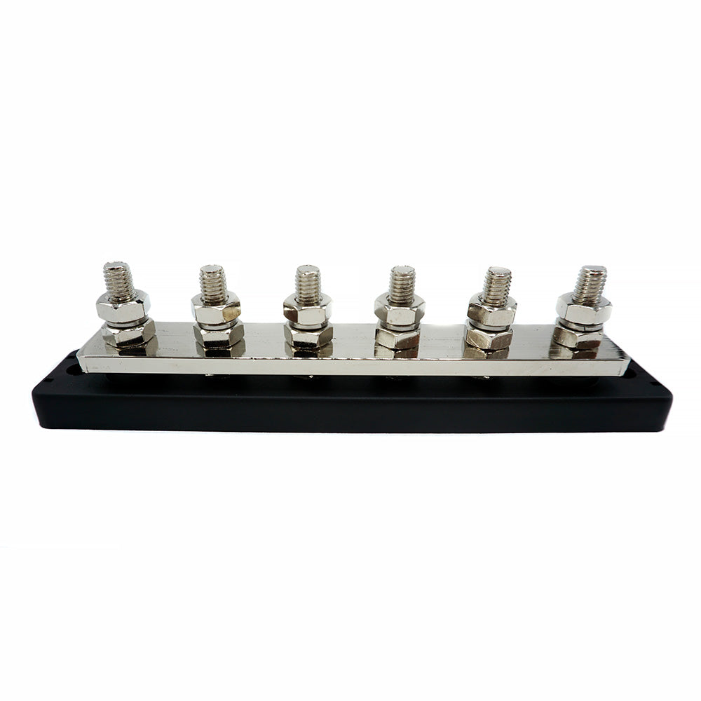 WATTSTUNDE® Busbar 6xM8 450 A / 70 V schwarz