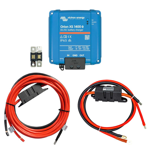 Ladebooster Set mit Victron Orion XS 1400 DC-DC und Anschlusskabel für Start und Boardbatterie 5 m