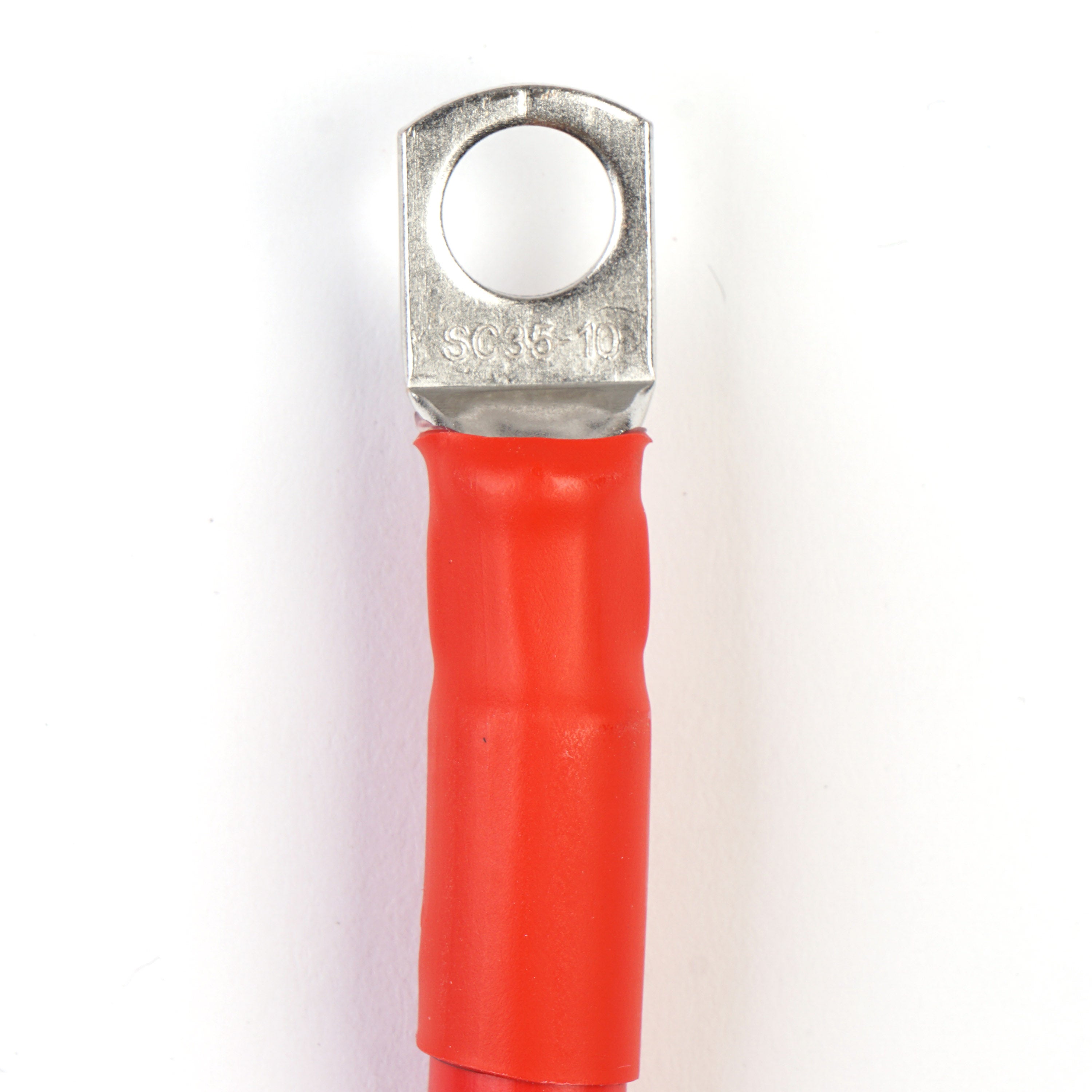 WATTSTUNDE® Batteriekabel 35 mm² M8/M10 15 cm rot