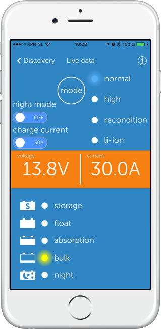 Victron Blue Smart IP67 Batterieladegerät Bluetooth 12/25 1 Ausgang