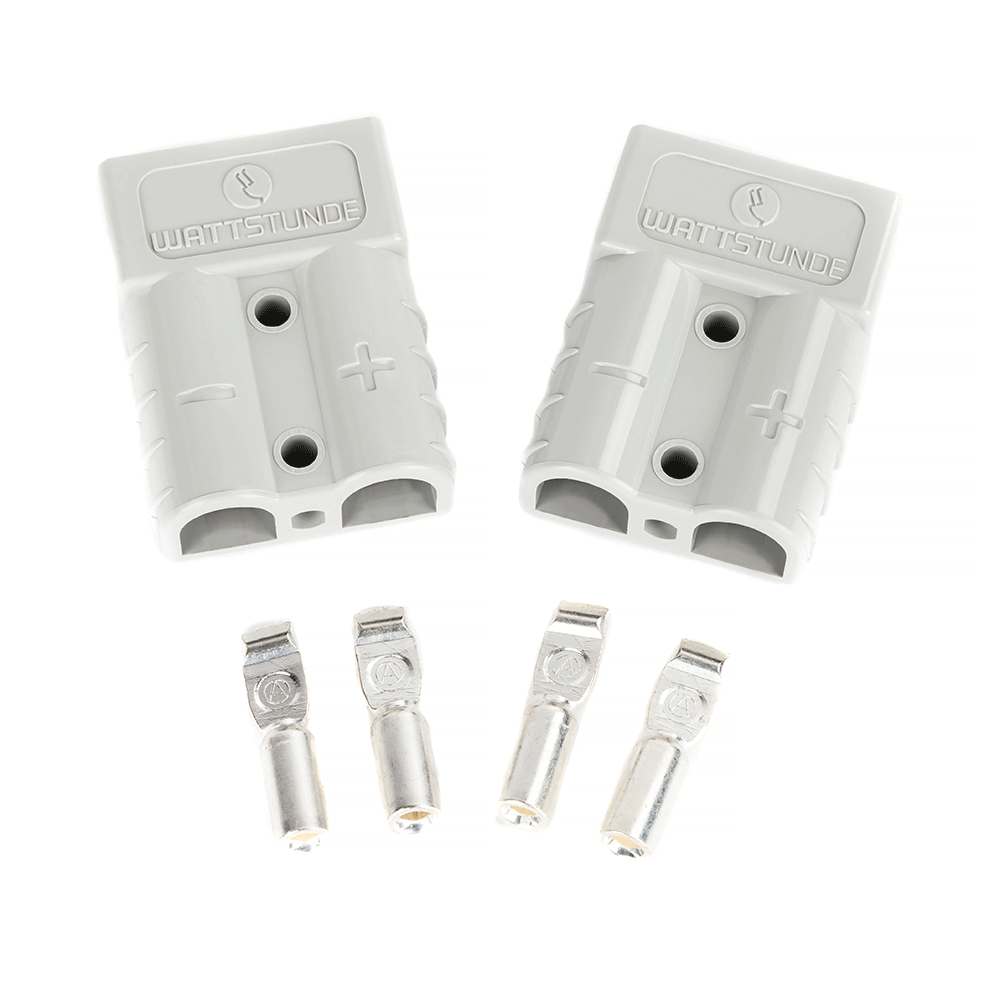 WATTSTUNDE® 2 x Anderson Stecker 50 A und 4 x Crimpkontakte