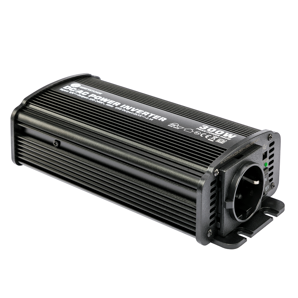 WATTSTUNDE® 300 W / 600 W 12 V Sinus Spannungswandler WS12/300SI