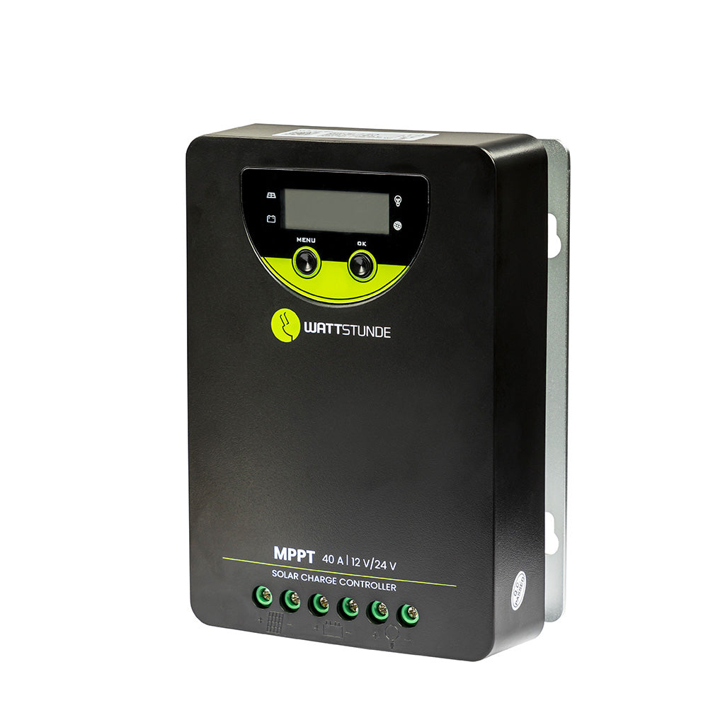 WATTSTUNDE® 40 A 90 V MPPT Solar Laderegler WLR-BT 40.90 MPPT 12 / 24 V