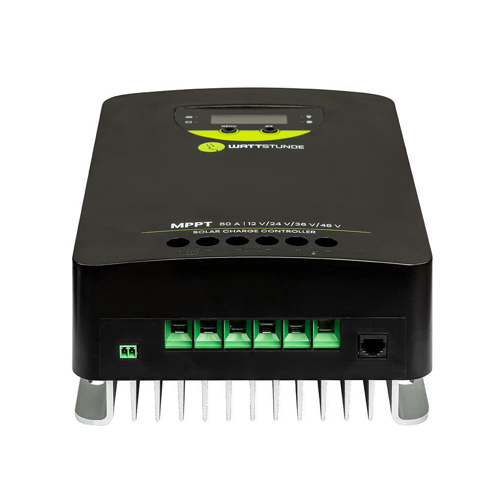 WATTSTUNDE® 60 A 140 V MPPT Solar Laderegler WLR-BT 60.140 MPPT 12 / 24 / 36 / 48 V