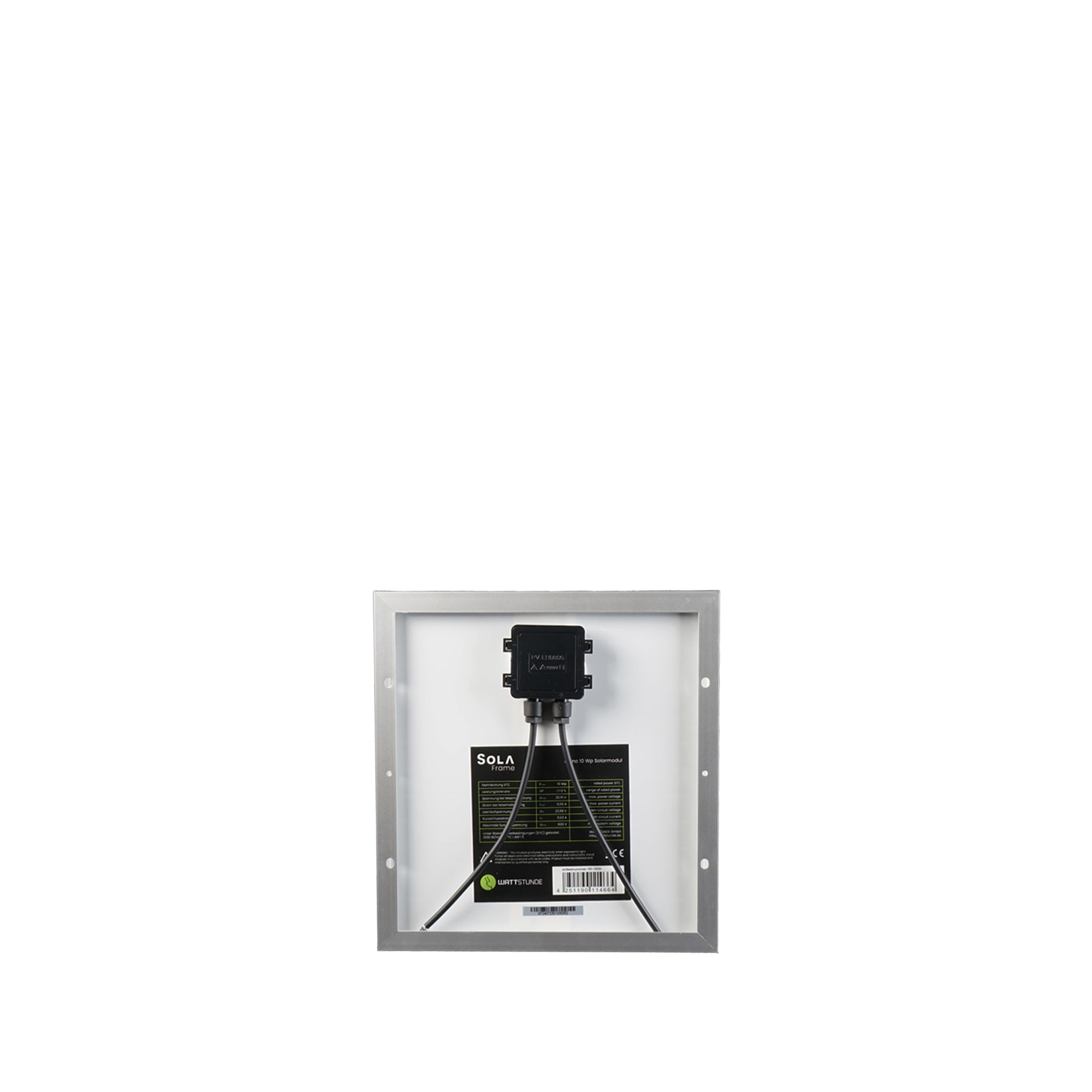 WATTSTUNDE® SOLA Frame Mono 10 Wp