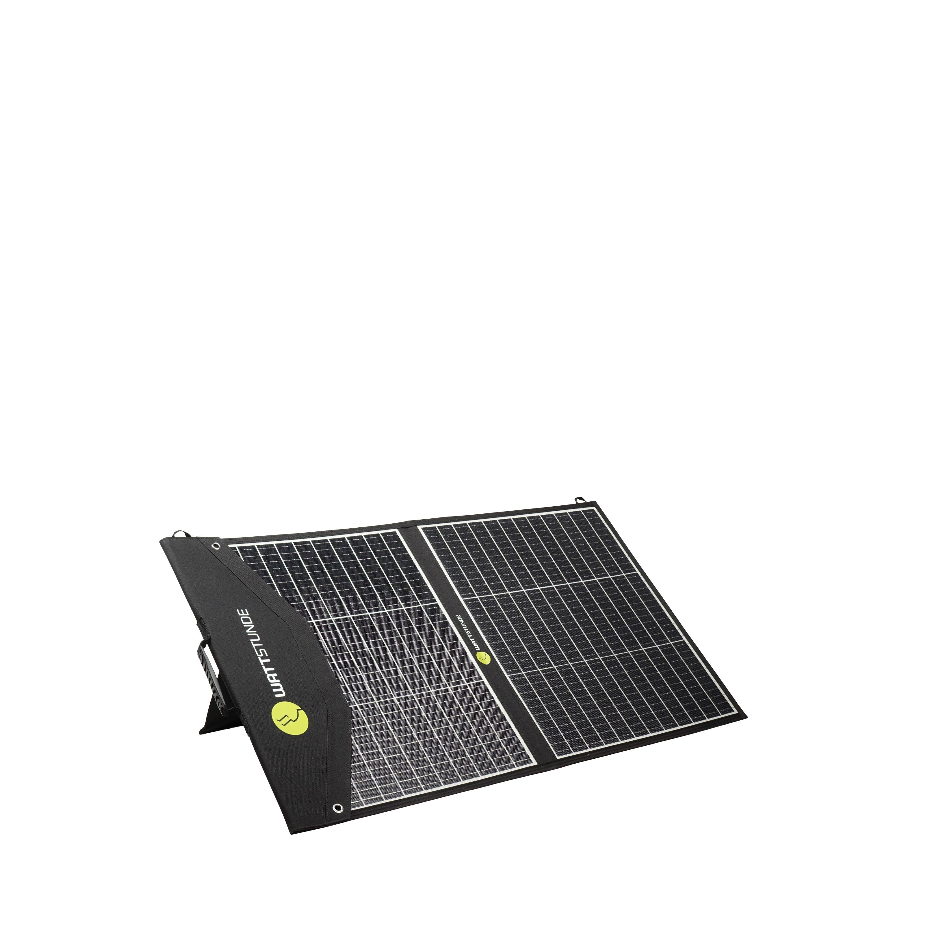 EcoFlow RIVER 2 MAX Powerstation Bundle mit WATTSTUNDE SOLA Ease 100W SunFolder Solartasche