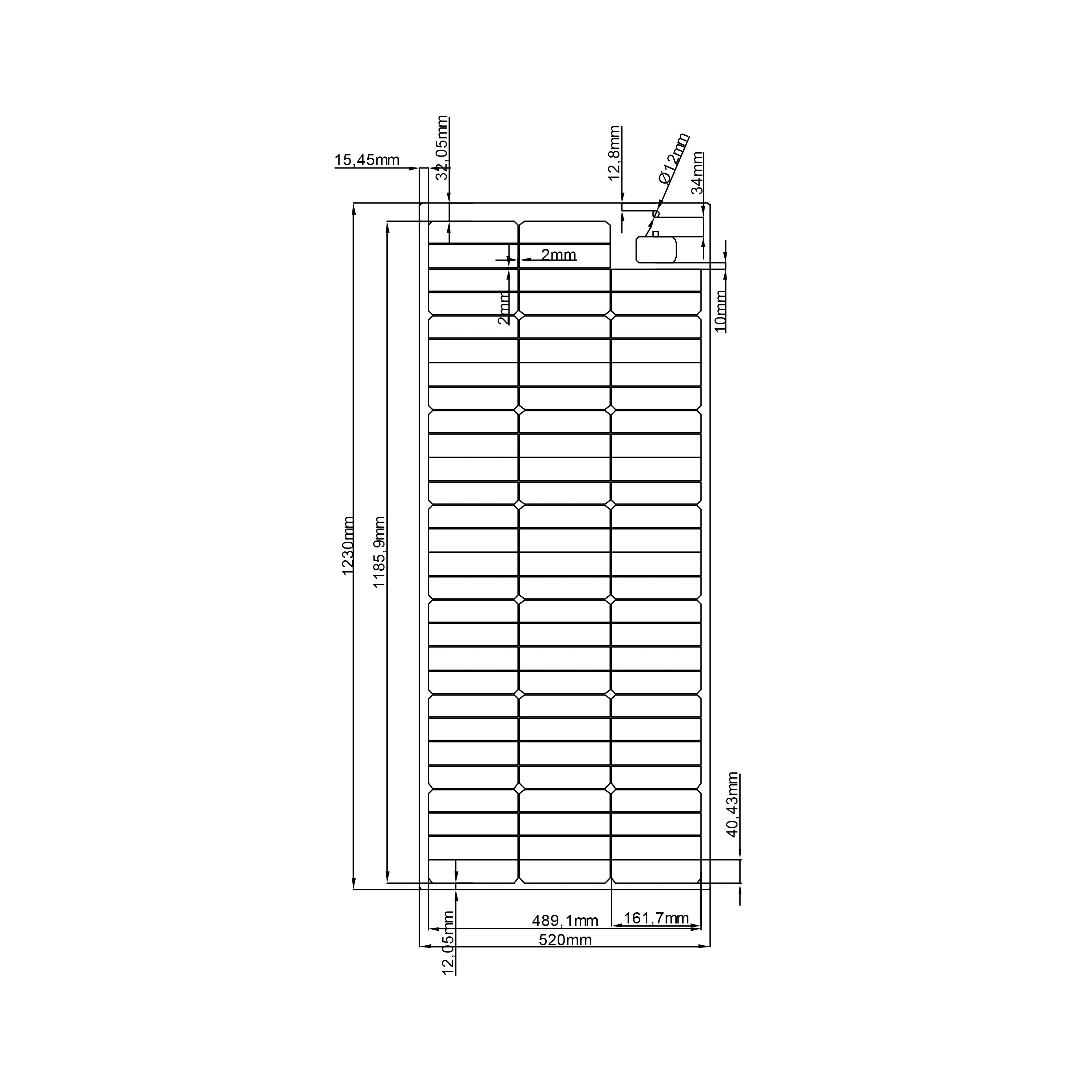 WATTSTUNDE® SOLA Flex Daylight 125 Wp HV