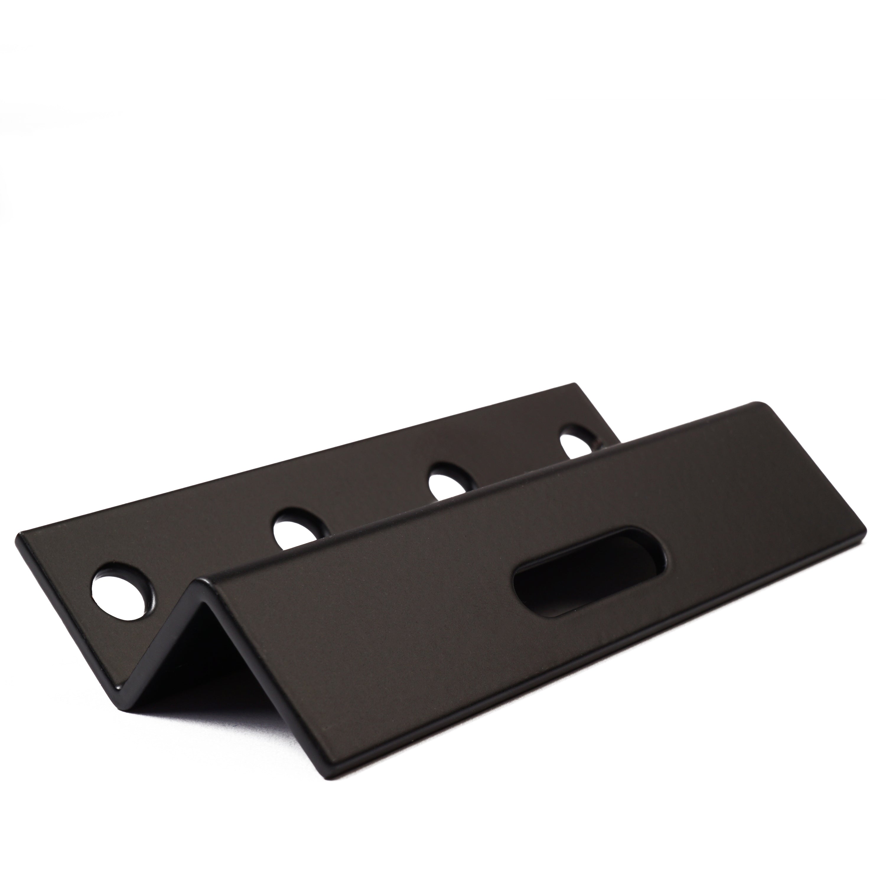 WATTSTUNDE® 100 mm Aluminium Z-Winkel HSZ100 schwarz Halterung