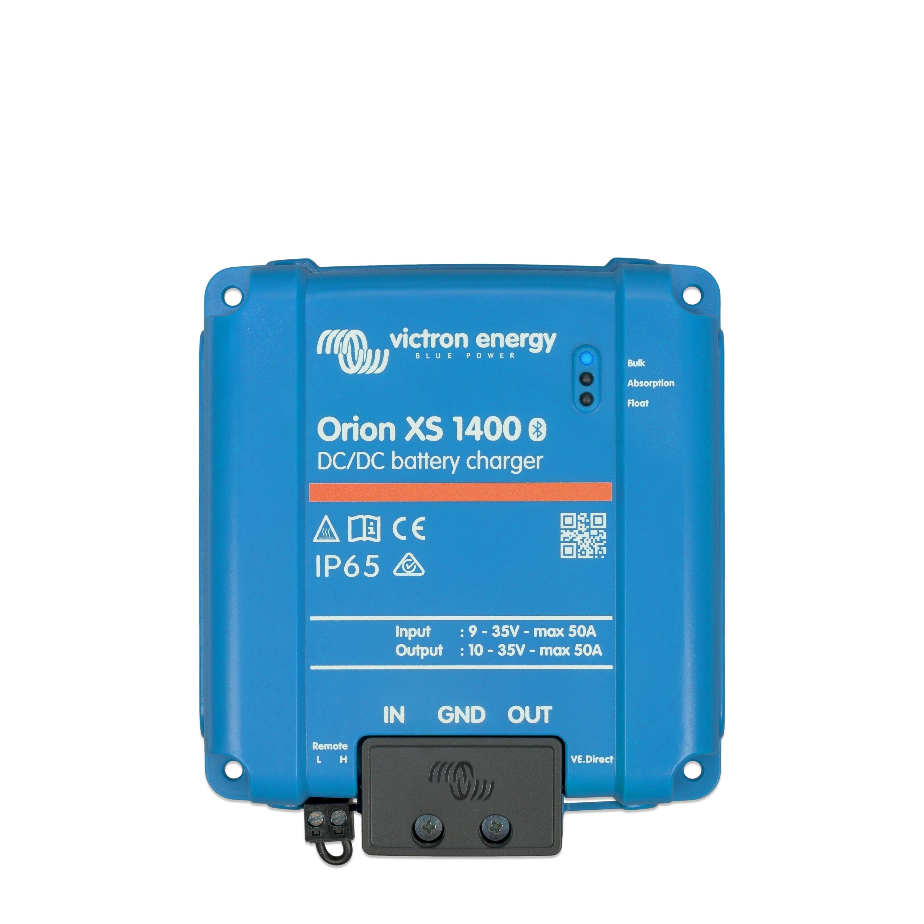 Ladebooster Set mit Victron Orion XS 1400 DC-DC und Anschlusskabel für Start und Boardbatterie 5 m