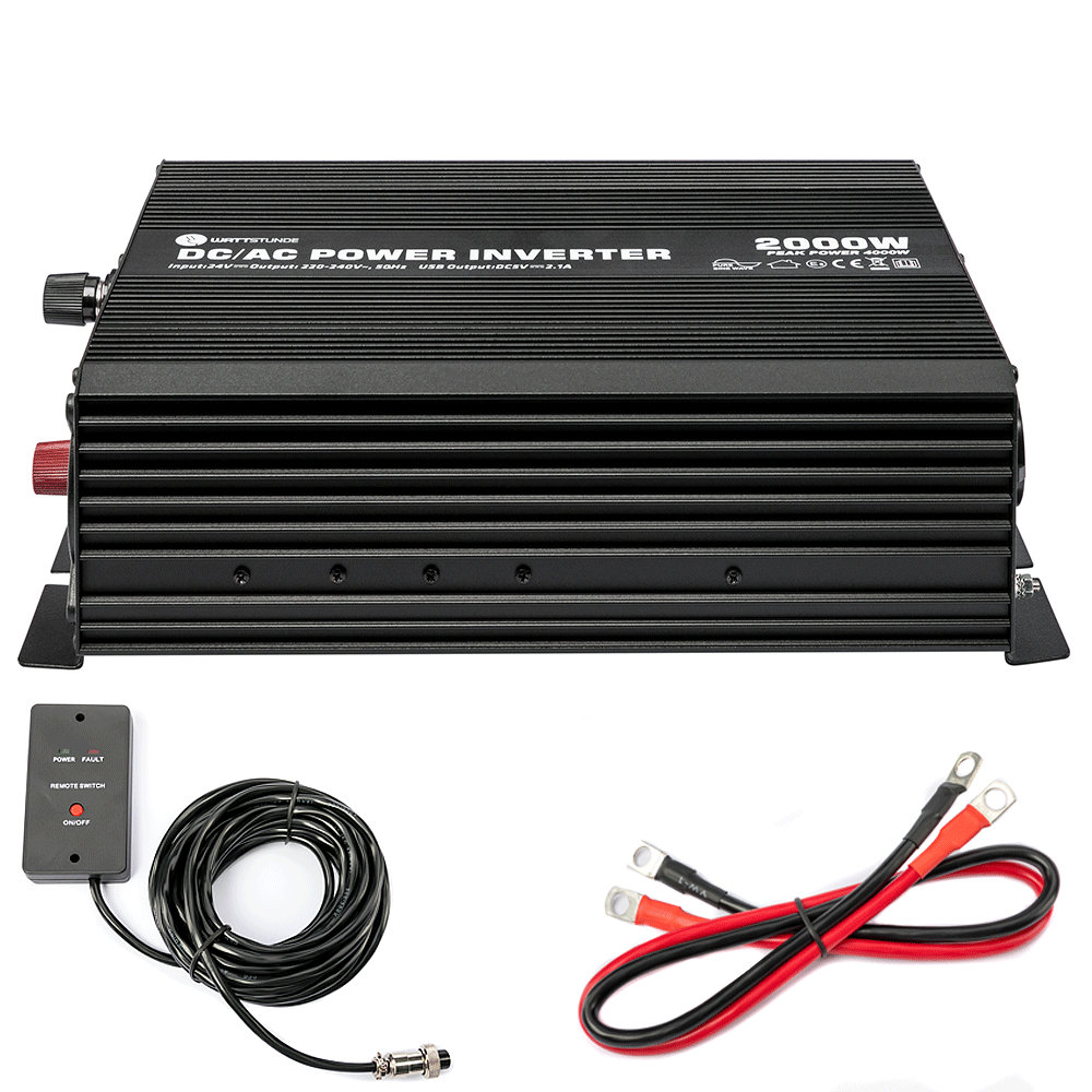 301-12002 - 2000 W / 4000 W 24 V Sinus Spannungswandler WS24/2000SI (4)