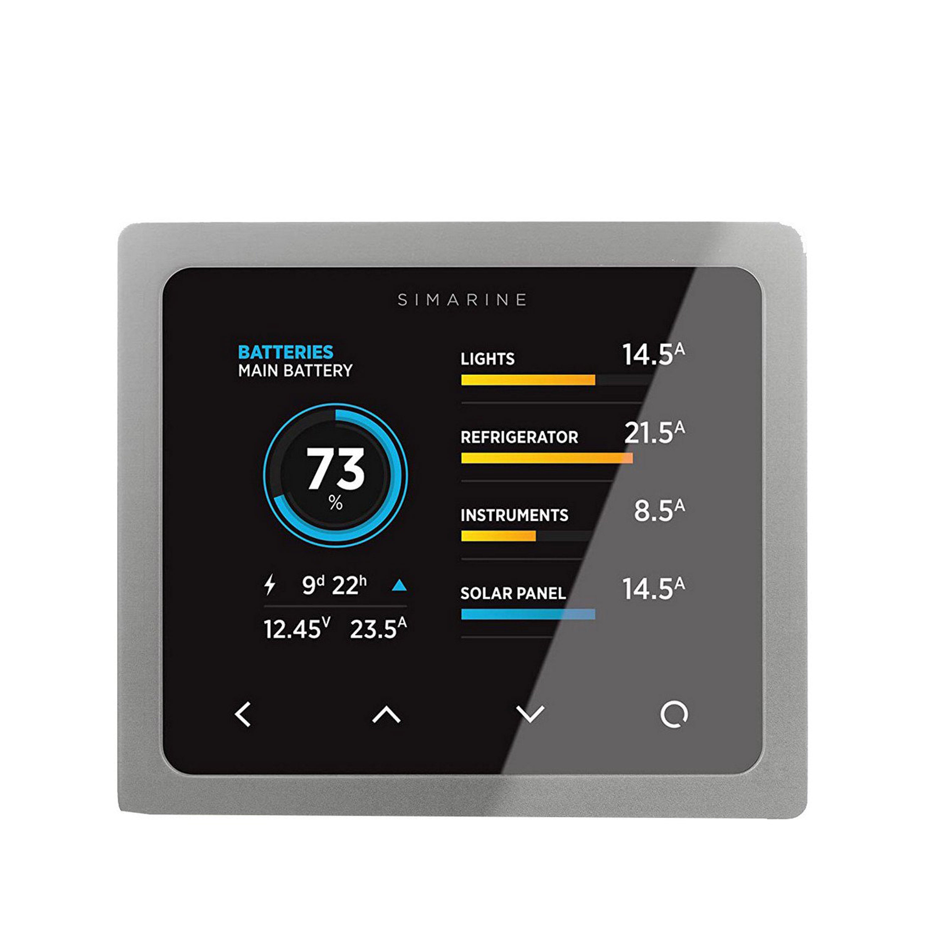 Simarine PICO Blue Set Rev23 - Silber ohne Einbaurahmen