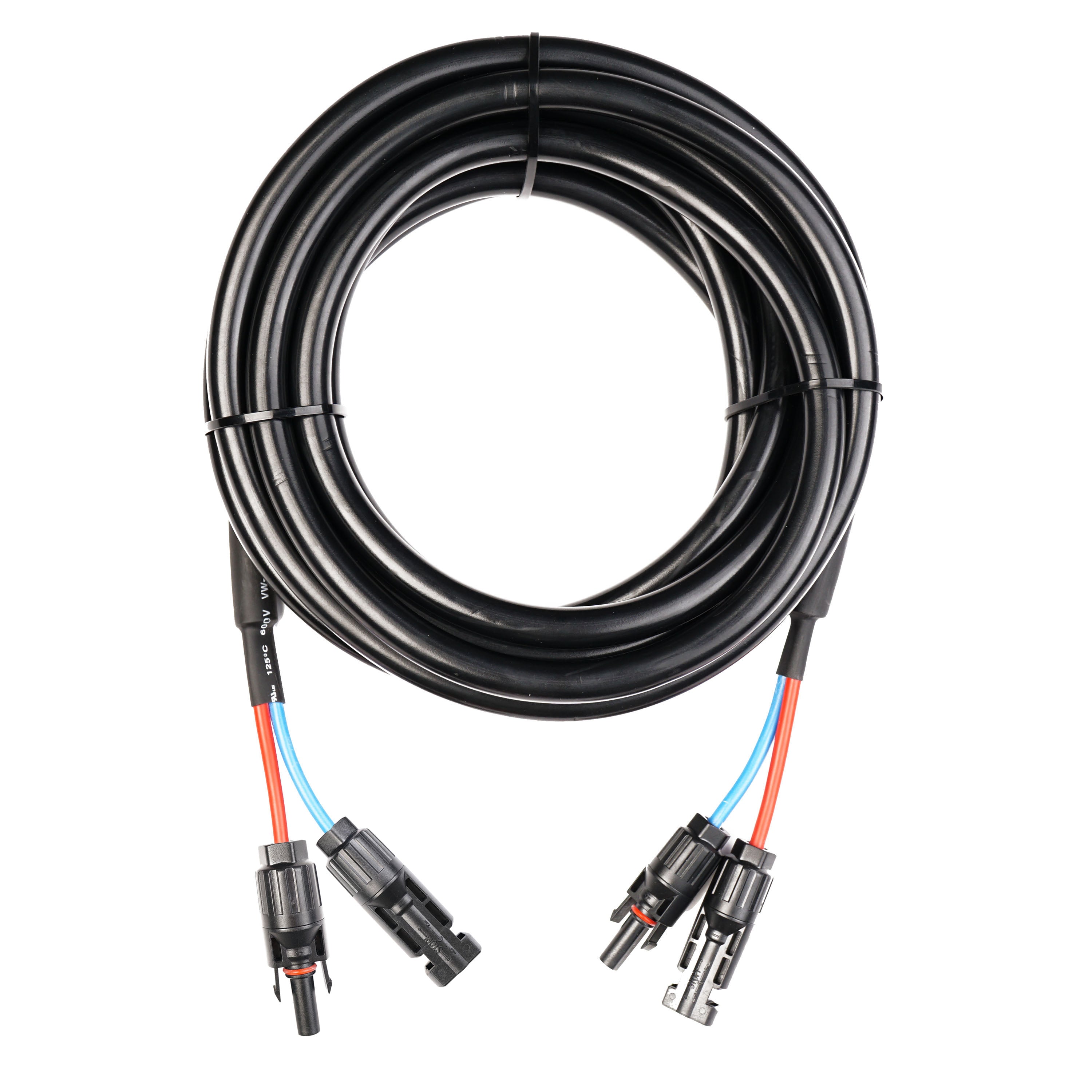 WATTSTUNDE® VK-MC4-MC4-6.5 MC4 5 m Verlängerungskabel 2 x 6 mm²
