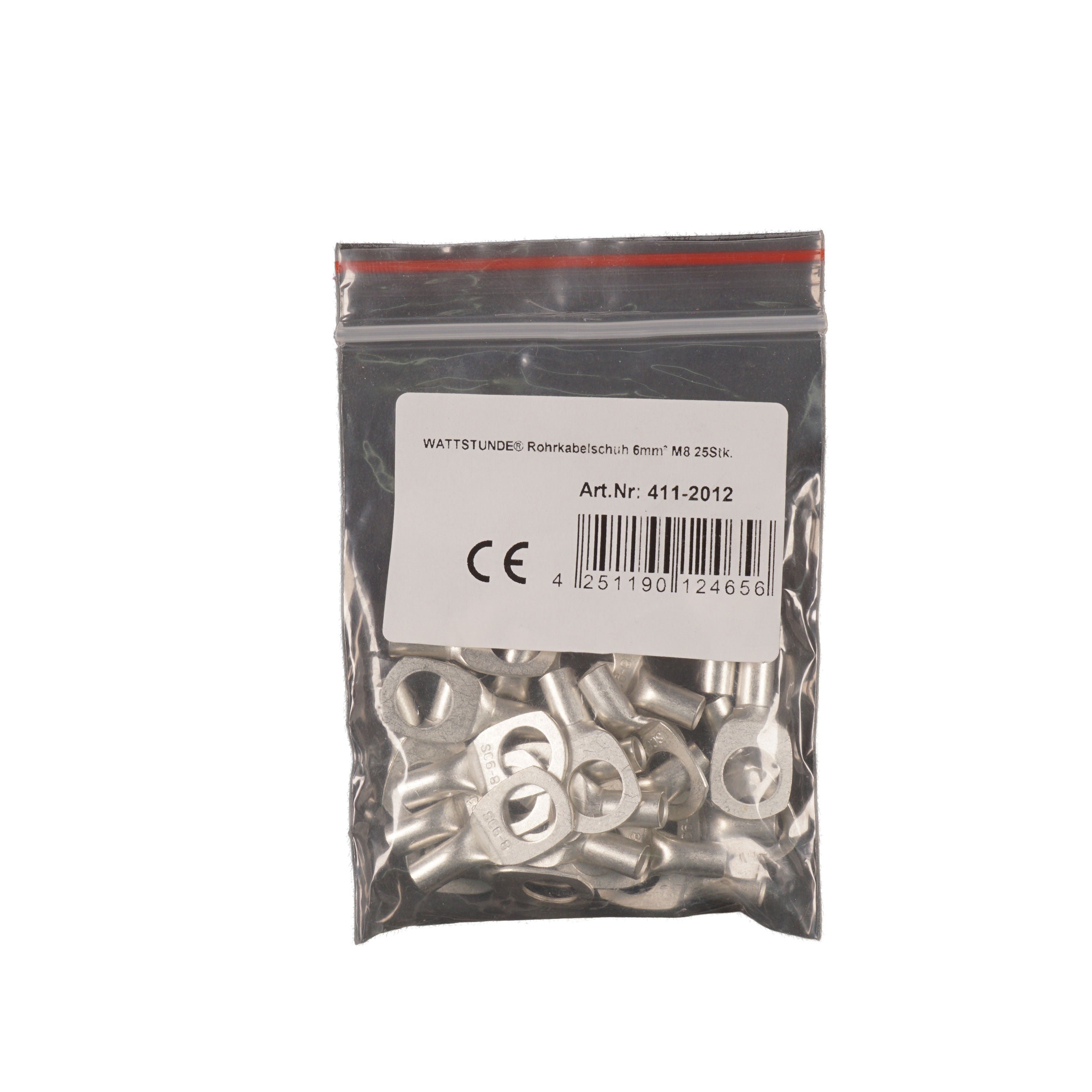 WATTSTUNDE® Rohrkabelschuh 6 mm² M8 25 Stk.