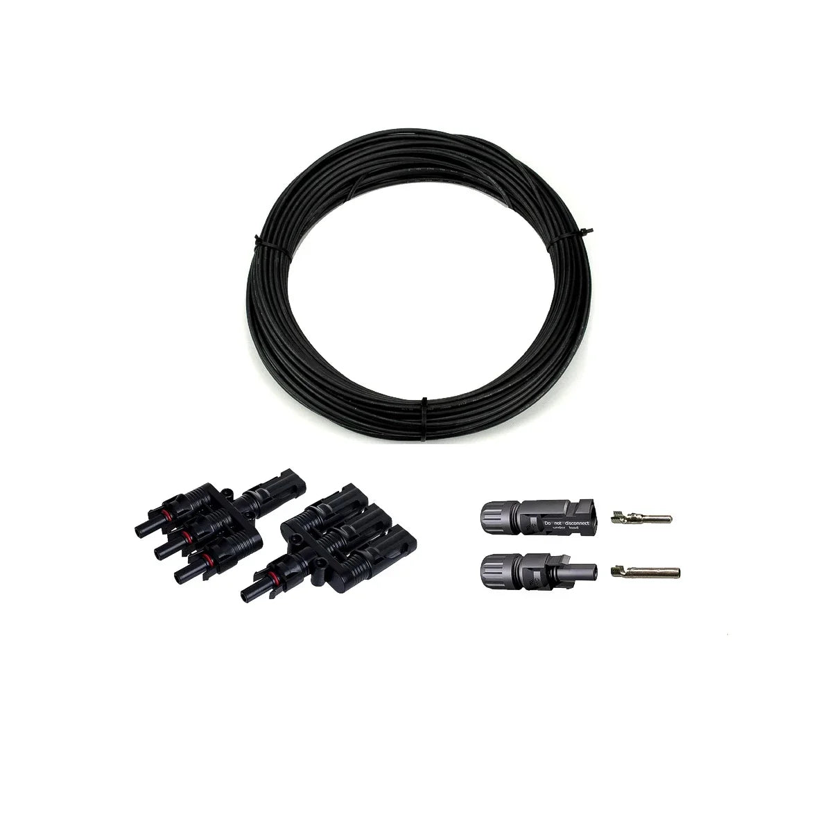 6mm² Anschluss Set III - 3 Module parallel 15 Meter (L)