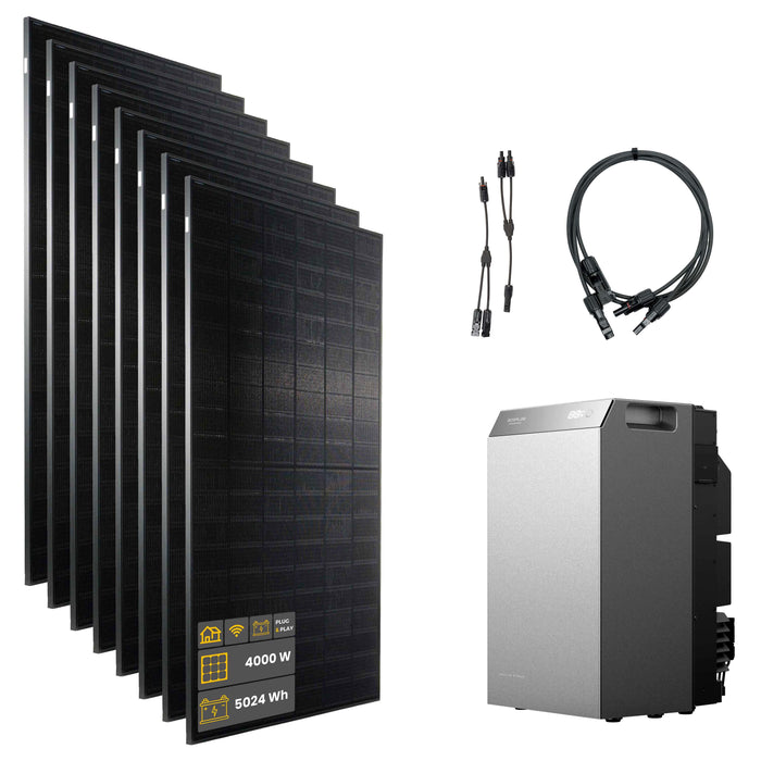 EcoFlow STREAM 5000 Solar-Set, 4.000 Wp mit 5-kWh-Speicher