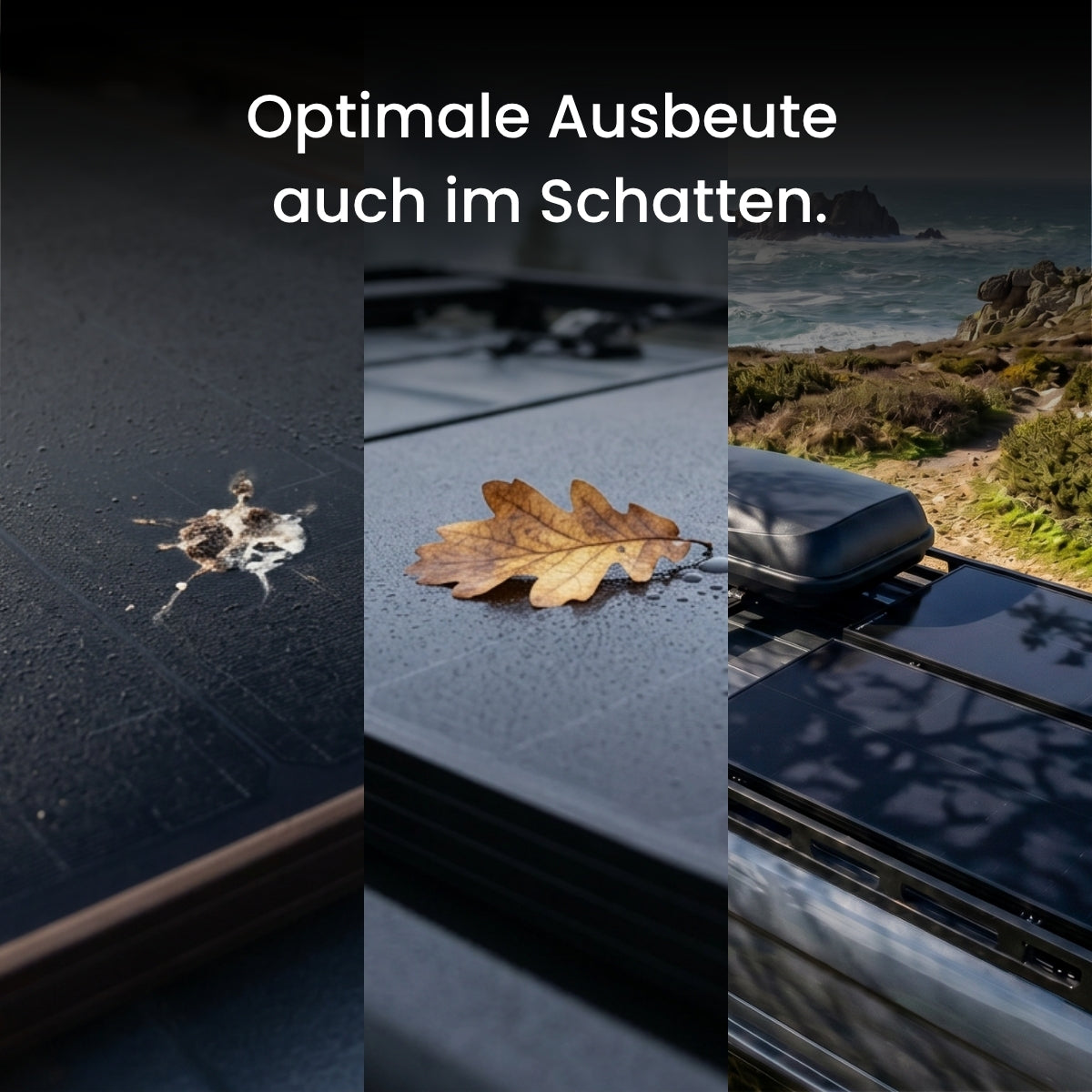 WATTSTUNDE® SOLA Frame Shadow Solarmodul 175 W