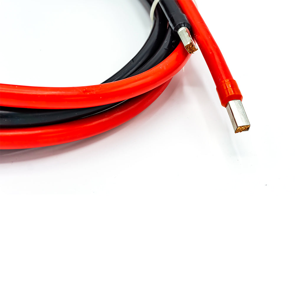 WATTSTUNDE® Sicherungskabel (mit Sicherungshalter) 2 x 35 mm² M8/Aderendhülse 2 m rot/schwarz
