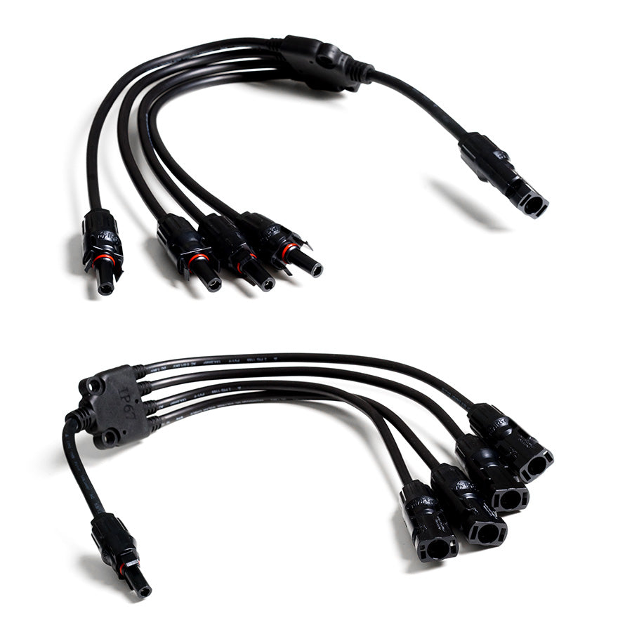 4mm² Anschluss Set IV - 4 Module parallel 15 Meter (L)