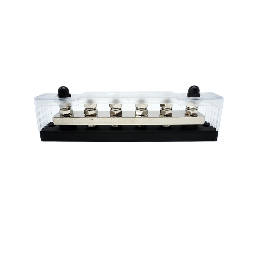 WATTSTUNDE® Busbar 6xM8 300 A / 70 V schwarz