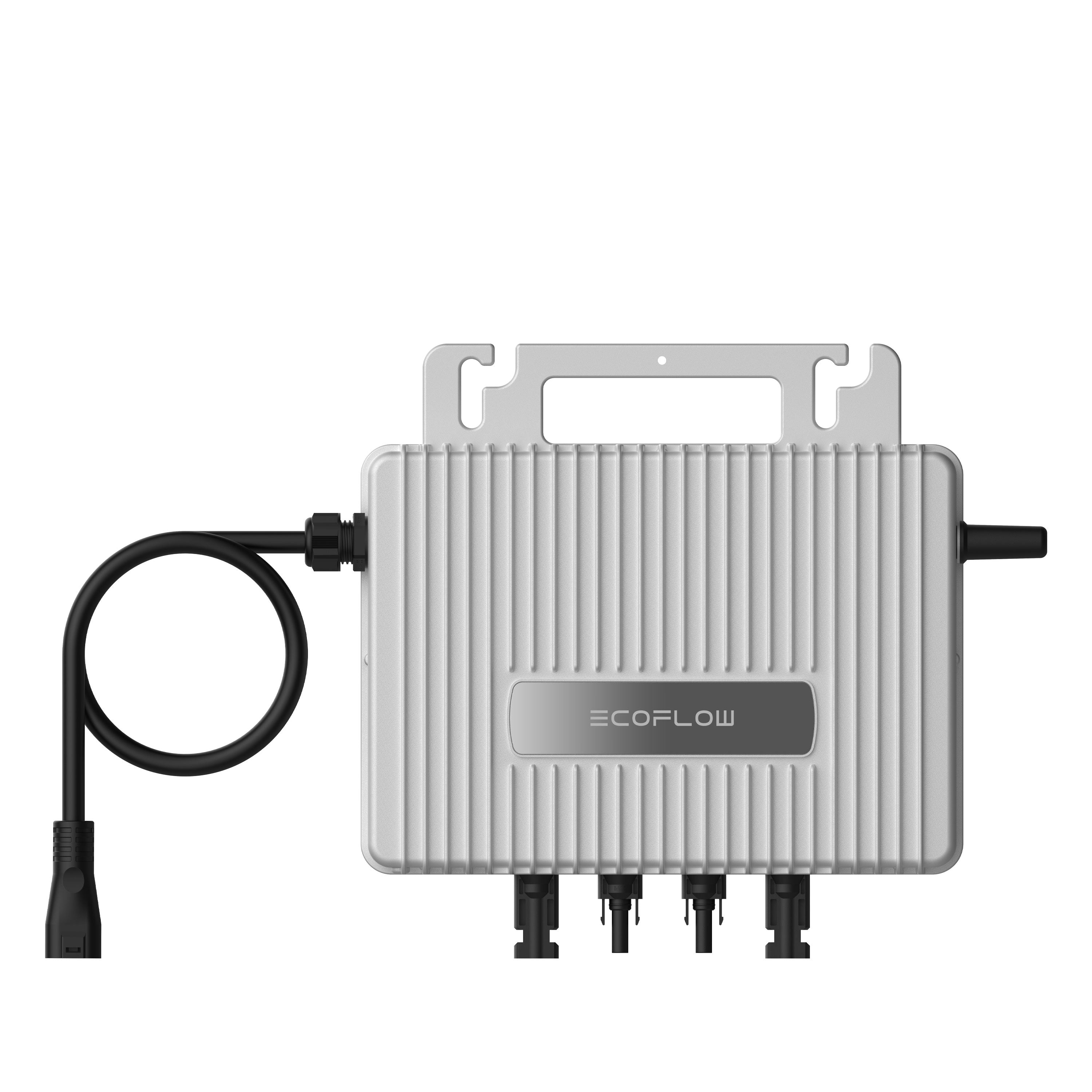 1000 W Balkonkraftwerk | Set mit EcoFlow STREAM 800 W Mikrowechselrichter und 2x 500 W DAH Solarmodul mit Gitterbalkon Halterung ohne Speicher