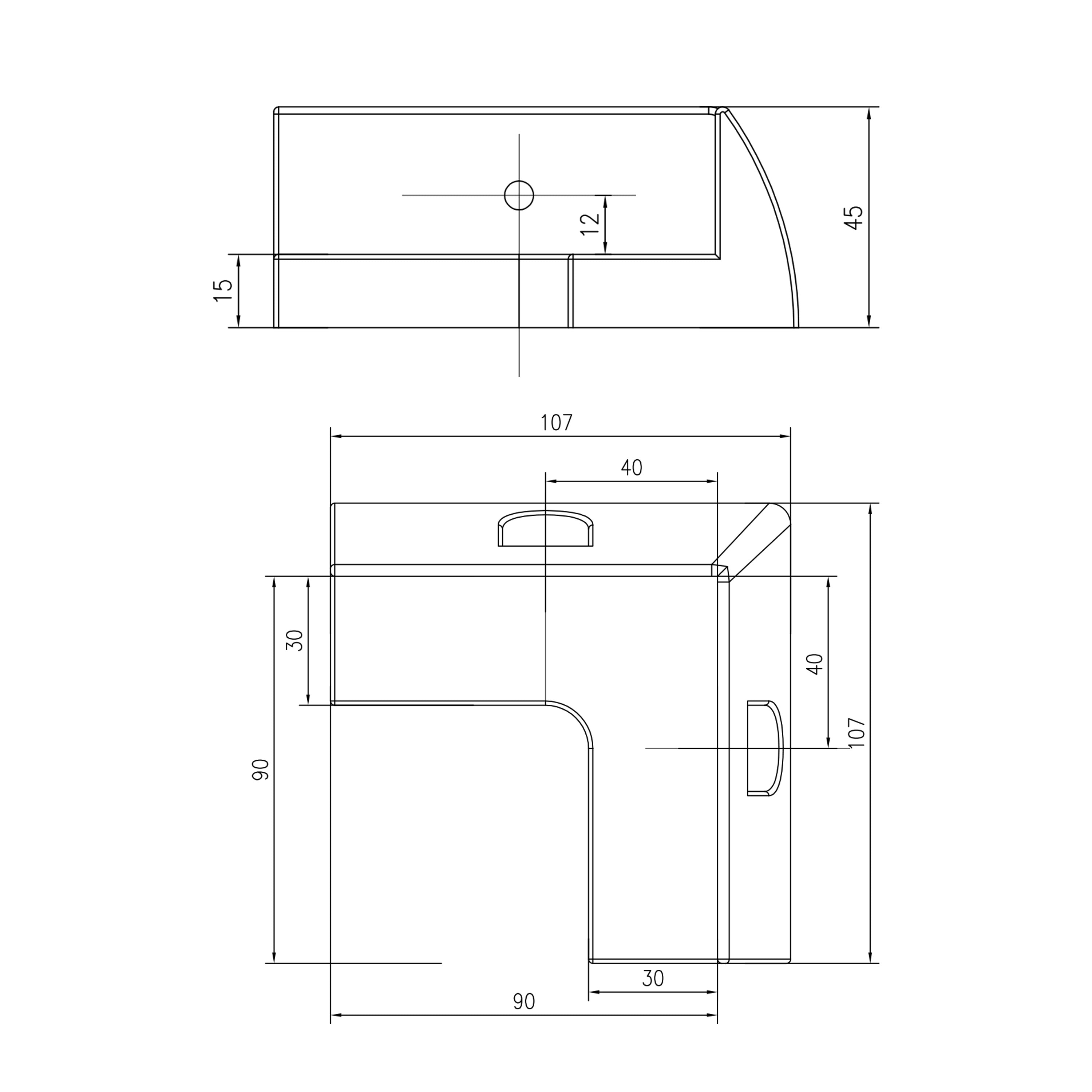 WATTSTUNDE® MOUNT Solarmodul Halterung corner schwarz
